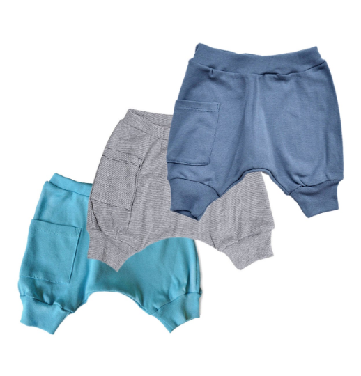 Copy of Set of 3 Baby Harem Shorts - 3 pairs