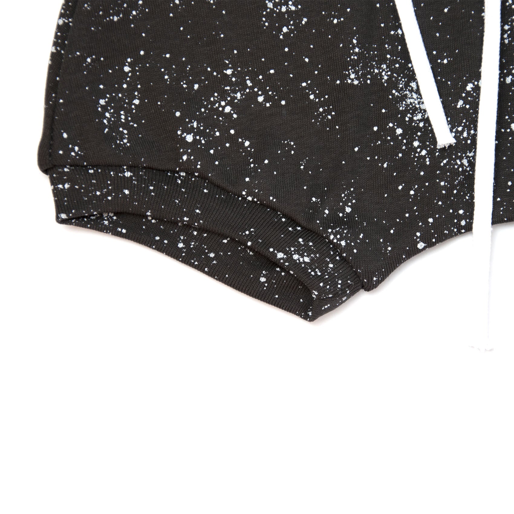 Baby Shorts / Baby Bloomers - Coal Gray with White Splash