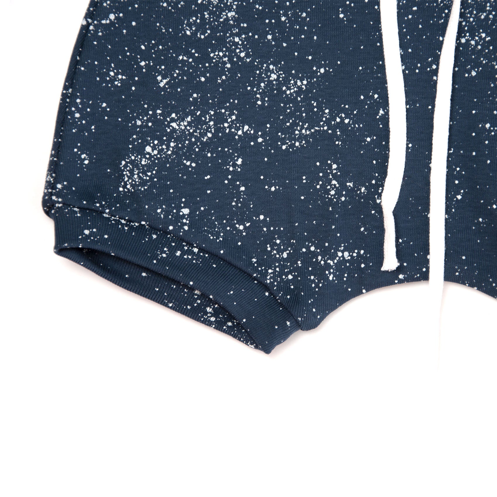 Baby Shorts / Baby Bloomers - Navy Blue with White Splash