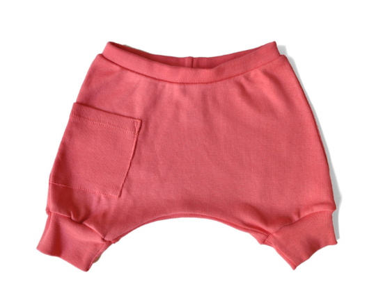 Baby Shorts- Coral Pink