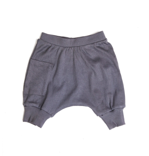 Baby Shorts-Steel Gray