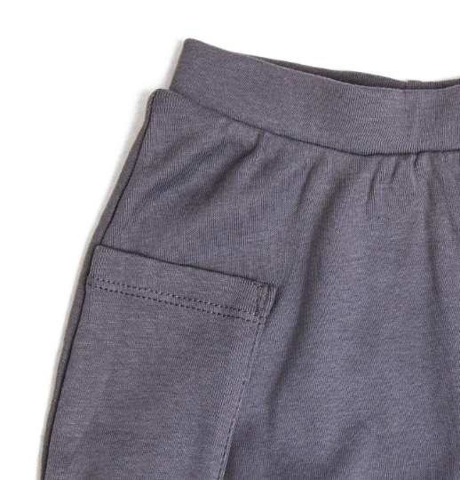 Baby Shorts-Steel Gray